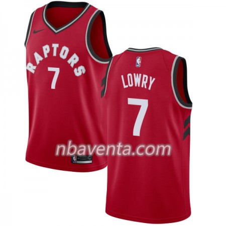 Camiseta Hombre Toronto Raptors Kyle Lowry 7 Nike 2017-18 Rojo Swingman Camiseta Hombre Toronto Raptors Kyle Lowry 7 Nike 2017-18 Rojo Swingman
